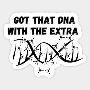 DNA with the Extra Sticker